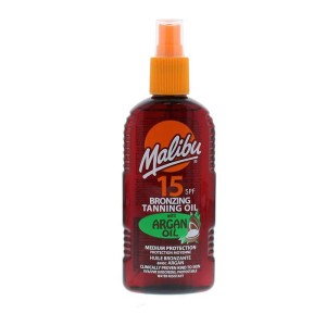 Malibu SPF 15 Bronzing Tanning Oil With Argan Oil 200ml