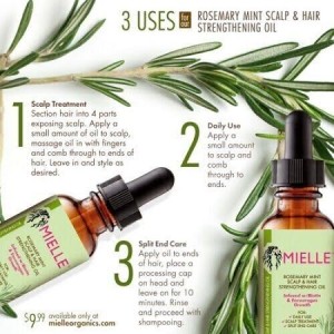 Mielle Organics Rosemary Mint Scalp & Hair Strengthening Oil | 59 ml